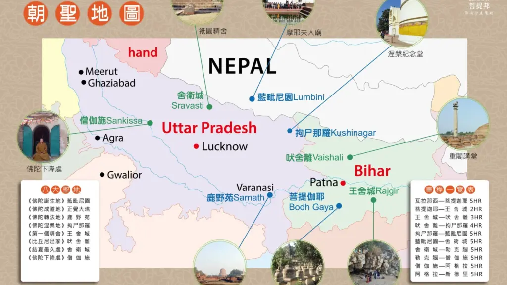 Pilgrimage Map